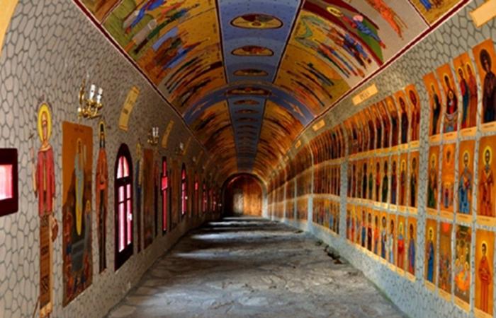 The place in Romania that became holy. The tunnel of the 365 saints, an attraction for tens of thousands of believers