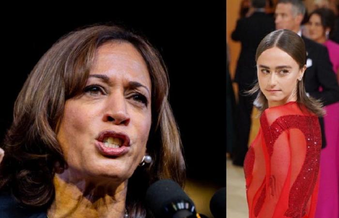Kamala Harris’ stepdaughter has shed her inhibitions. Ella paraded topless at New York Fashion Week Photo