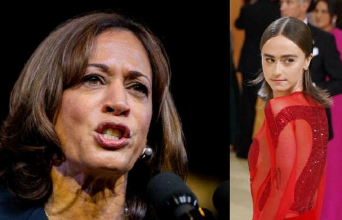 Kamala Harris’ stepdaughter has shed her inhibitions. Ella paraded topless at New York Fashion Week Photo