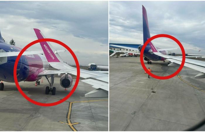 Two Wizz Air planes collided at Suceava Airport. They had passengers on board VIDEO