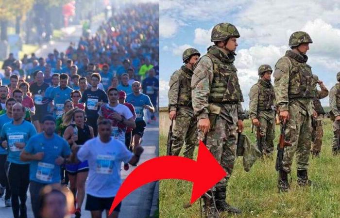 Romanians who have run a marathon will be conscripted into the Army