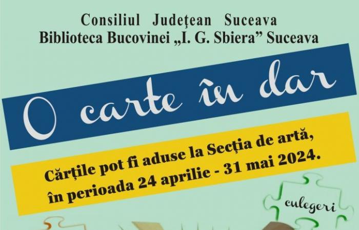 “A book as a gift” – a new project of the Bucovina Library