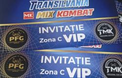 Who are the winners of the two VIP invitations to the Transilvania Mix Kombat Gala – Bistriteanul