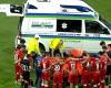 Moments of panic during the match between UTA Arad and Hermannstadt! A soccer player collapsed unconscious on the turf