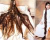 A Ukrainian woman has the longest hair in the world