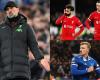 Liverpool player ratings vs Everton: All over for Jurgen Klopp! Darwin Nunez and Mohamed Salah awful again as rattled Reds suffer disastrous derby defeat to leave title dreams in ruins