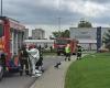 PHOTO/VIDEO. Fire and intoxicated person at a gas station in Satu Mare (exercise)