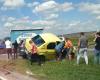UPDATE Accident on the Road of Thieves. A taxi ended up off the road (photo)