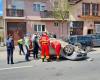 PHOTO/VIDEO. The driver who overturned the car in Satu Mare, convicted. Son (11 years old), injured