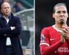 Arne Slot to ‘hold urgent Virgil van Dijk talks’ after Liverpool star left ‘disappointed’ | Soccer | Sports