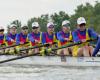 Romania’s women’s 8+1 crew won gold at the European Rowing Championships in Szeged