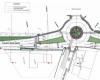A new roundabout is being built in Sibiu