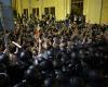 Dozens detained after violent protests in Tbilisi against ‘Russian law’