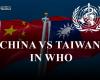 Taiwan Calls For International Support For Its Inclusion In WHO