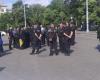 Trade unionists from the Local Police are protesting in the Capital. Ten agents from Sibiu went to the rally (photo)