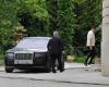 George Simion, surprised entering Gigi Becali’s villa in Bucharest. AUR stated that he did not know about the meeting