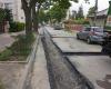 At what stage are the works on Ion Adam street in Constanta