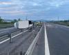 Trucks of meat scattered on the A1 highway between Sibiu and Deva following an accident (photo)