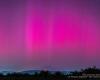Aurora Borealis, Visible in Romania. The Celestial Spectacle Caused by the Strongest Solar Storm